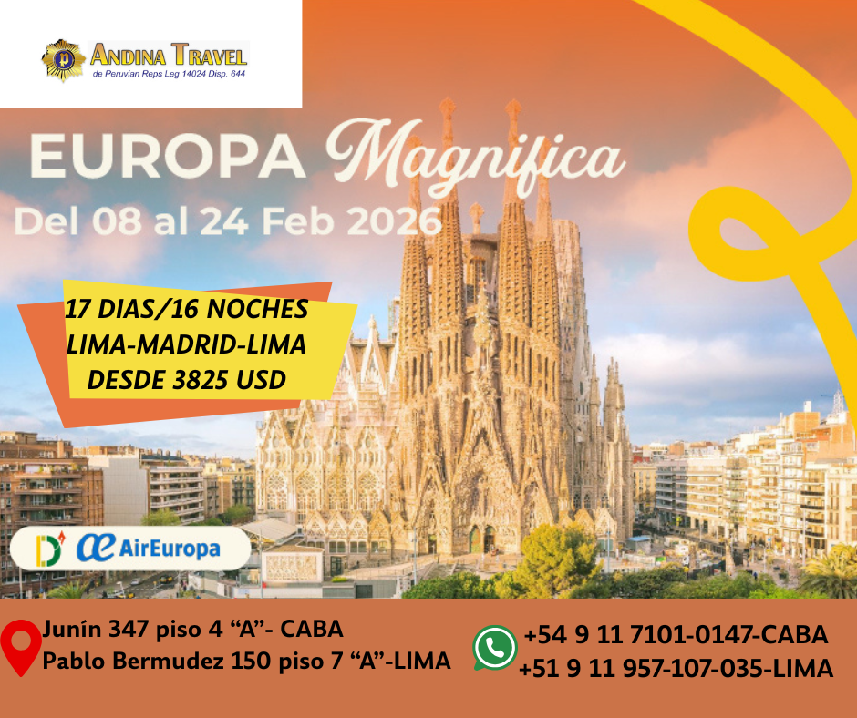 LIMA-MADRID-PARIS-LIMA